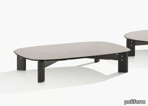 KETCH - Rectangular glass coffee table _ Poliform