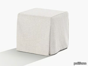 PLAY - Upholstered fabric pouf _ Poliform