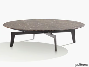 TRIBECA - Round coffee table for living room _ Poliform