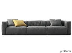 SHANGAI - Sectional fabric sofa with removable cover _ Poliform