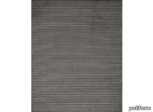 CANNELÉ - Striped rectangular handmade rug _ Poliform