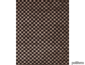 DAMA - Rectangular handmade check rug _ Poliform