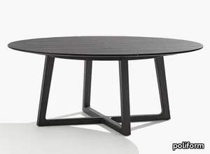 CONCORDE - Round solid wood table _ Poliform