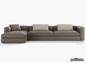 DUNE - Leather sofa _ Poliform