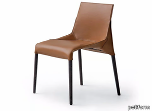 SEATTLE - Tanned leather chair _ Poliform