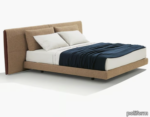 YUME - Fabric bed with upholstered headboard _ Poliform