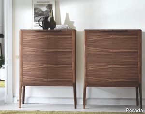 ATLANTE - Walnut highboard _ Porada