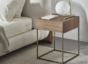 BABY - Walnut coffee table / bedside table _ Porada