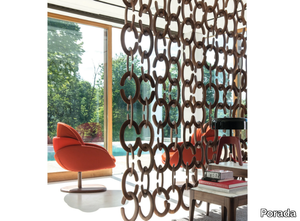 COZY - Hanging solid wood room divider _ Porada