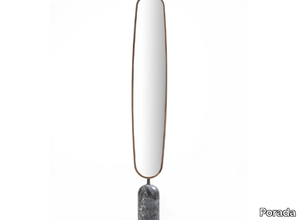 EKERO - Freestanding oval framed mirror _ Porada
