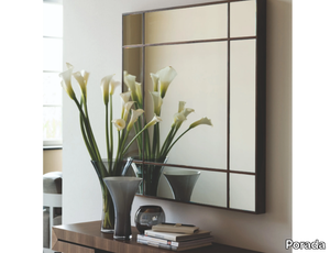 FOUR SEASON - Square wall-mounted mirror _ Porada