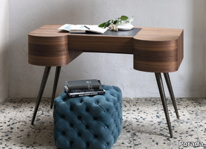 MICOL - Walnut secretary desk with drawers _ Porada