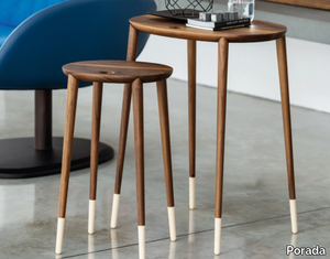 ROGERS - Oval solid wood coffee table _ Porada