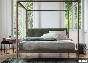 ZIGGY - Double bed with upholstered headboard _ Porada