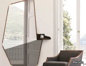 OPS 2 - Mirror with shelf and wooden frame _ Porada