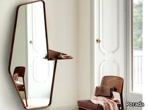 OPS 3 - Mirror with shelf and wooden frame _ Porada