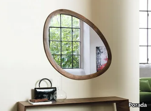 GIOLINO - Wooden framed wall-mounted mirror _ Porada