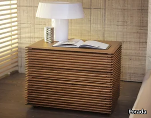 RIGA - Wooden bedside table with drawers _ Porada