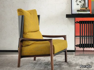VERA - Bergere fabric armchair _ Porada