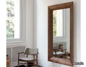 TRIPLE - Rectangular wooden framed mirror _ Porada