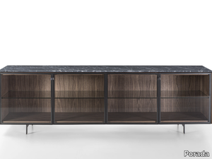 MATICS - Wooden sideboard with doors _ Porada