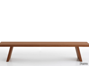 GROOVE - Wooden bench _ Porro