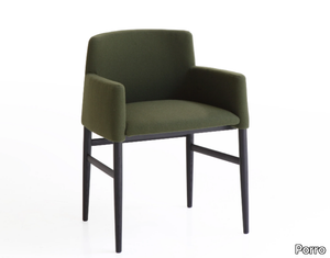 PIOGGIA - Fabric chair with armrests _ Porro