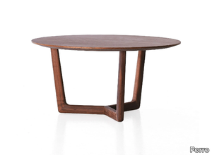 SHAHAN - Round wooden coffee table _ Porro