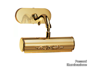 TERRY 3005/A1 - Gold plated picture light _ Possoni Illuminazione