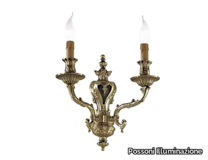 BRAD 1167/A2 - Antique Brass wall light _ Possoni Illuminazione