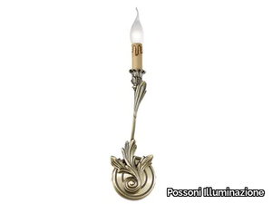 SOLANGE 337/A1 - Antique brass wall light _ Possoni Illuminazione