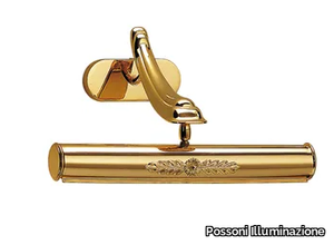 TERRY 3005/A2 - Gold plated finish picture light _ Possoni Illuminazione