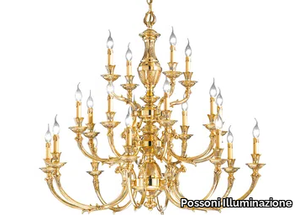 WINDSOR 888/20 - French Gold chandelier _ Possoni Illuminazione