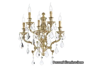 WINDSOR 888/A5-SH/P - French Gold wall lamp with Schoeler crystals _ Possoni Illuminazione