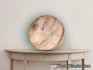 BALL 2003/L36 - LED alabaster table lamp _ Possoni Illuminazione