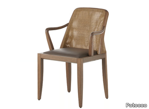GRACE 834/P - Ash easy chair with armrests _ Potocco