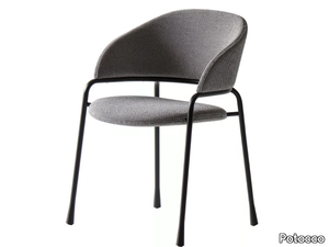 FAST 946/P - Fabric easy chair with armrests _ Potocco