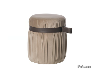 HERM 925/O45 - Upholstered round fabric pouf _ Potocco