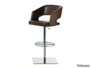 JOLLY 751/AI-GAS - Stool height-adjustable with armrests _ Potocco