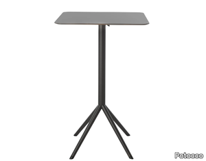 OTX 887/TAQ - Square drop-leaf HPL high table _ Potocco