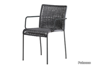 AGRA 688/PXXL - Rope easy chair with armrests _ Potocco