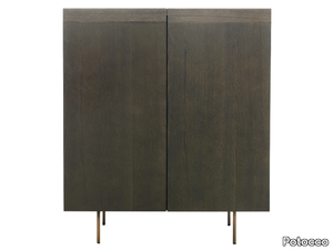 AVANT 884/MA - Ash highboard with doors _ Potocco