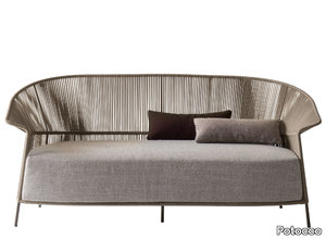 OLA 923/D - Rope and fabric garden sofa _ Potocco