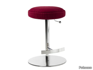 PLISSÉ 929/S-GAS - Swivel fabric stool with gas lift _ Potocco