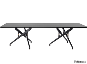 TORSO 837/TR - Rectangular ash dining table _ Potocco