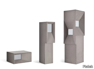 BLOCK - LED cement bollard light _ Platek