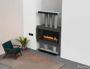 PANORAMA - Closed bioethanol fireplace _ Planika