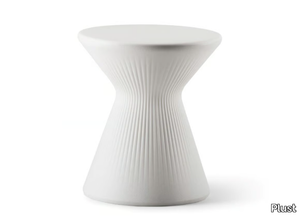 FADE - Low polyethylene garden stool _ Plust