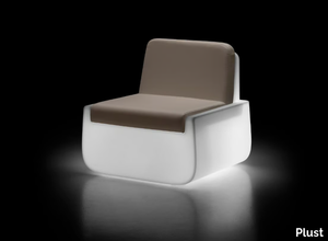 BOLD - Garden armchair with light _ Plust