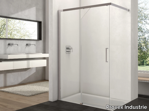 ARCO FREE AB-5 - Rectangular Walk in shower with sliding door _ Provex Industrie